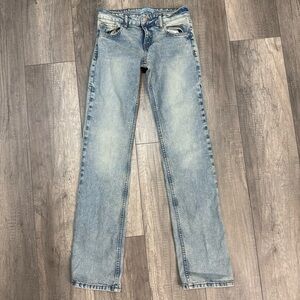 REVICE Women's Light Blue Straight Jeans